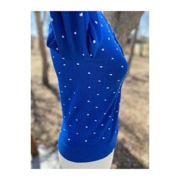 Vintage 90s Sears Polka dot Cardigan Button Up - Picture 12 of 12